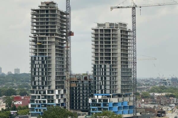 Galleria on the Park Progressing as First Phase Towers Top Off