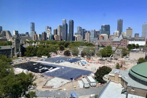 Parking Goes Under King's College Circle as U of T Landscape Project Progresses