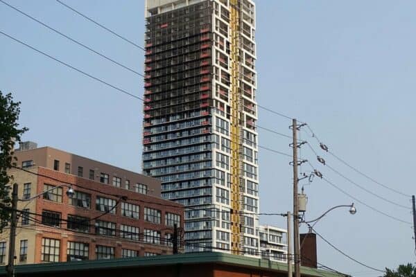 River & Fifth Tops Off at 37 Storeys on the Edge of the Don Valley