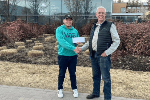 Three civil engineering students receive ḴELOŦEN ȻE S,ISTEW̱ awards