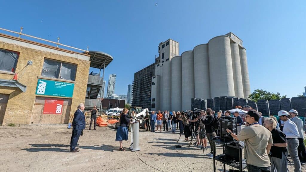 City of Toronto Breaks Ground of New Waterfront Plaza, Bathurst Quay Common