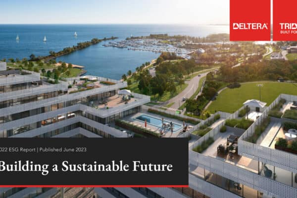 Tridel ESG report: Driving positive change