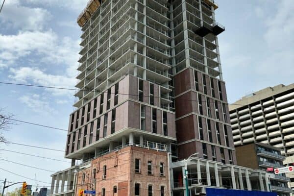 U of T's Spadina Sussex Residence Tops Off as Construction Carries On