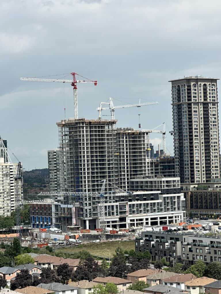 Amacon's Avia Condos at Parkside Village Rise Higher Amidst a Forest of Cranes