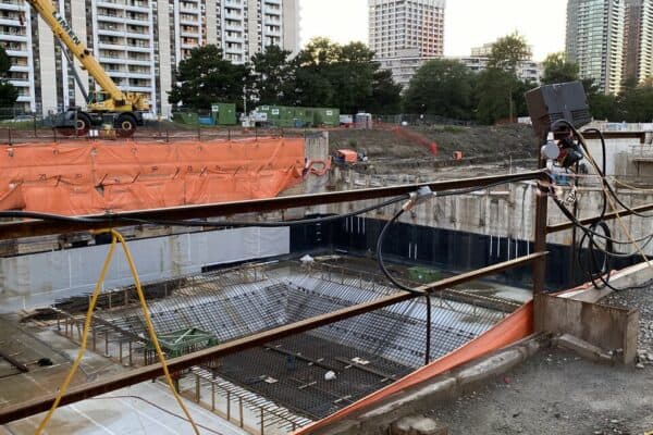 Early Stage Construction Continues at Metro Park Condos Site