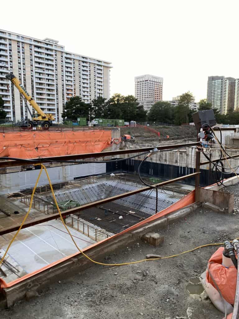 Early Stage Construction Continues at Metro Park Condos Site
