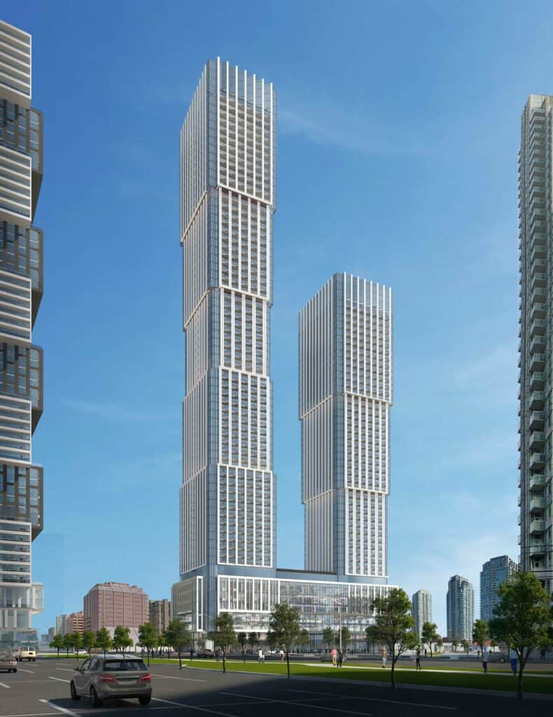 Emblem Revises Tower Proposal Upwards in Mississauga City Centre