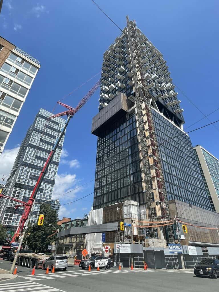Hyatt Centric and 203 Residences on Jarvis Tops Off