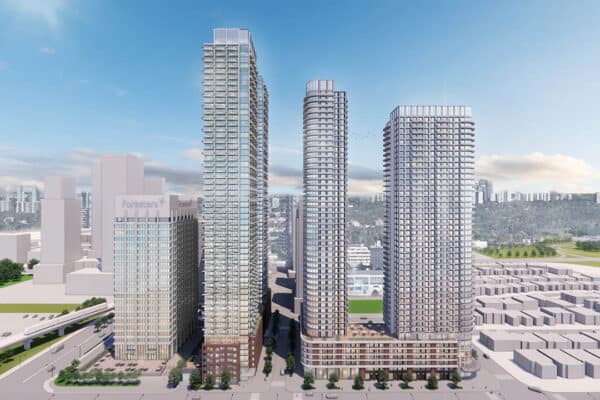 Menkes, Forgestone Rework Multi-Tower Proposal Across from Science Centre