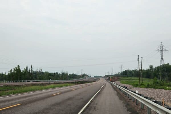 Ontario completes widening of highway 11/17