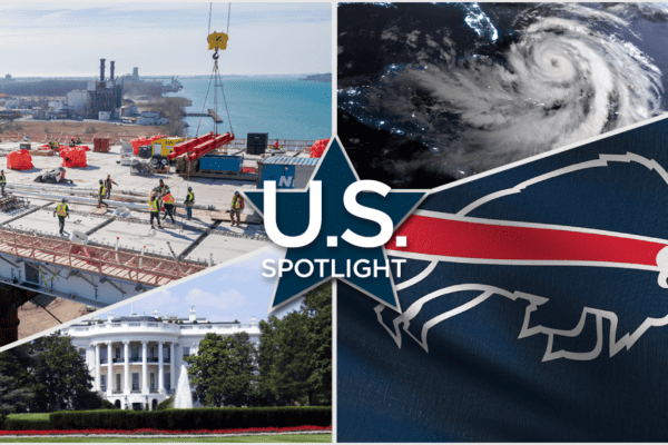 U.S. Spotlight: Gordie Howe bridge update; the cost of severe storms; Bills stadium over budget