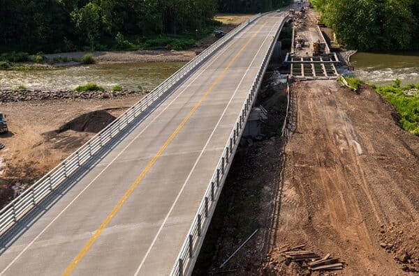 Four Detour Bridges from Acrow Installed to Maintain Traffic During I-94 Modernization Project in Michigan