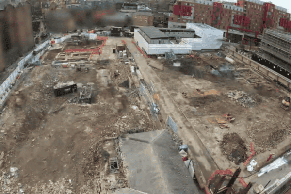 New Moorfields eye hospital site where work started this summer