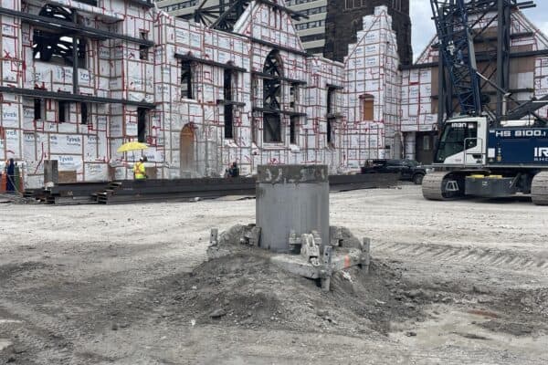 Shoring Advances at Cielo Condos Site, Bulk Excavation Scheduled This Month