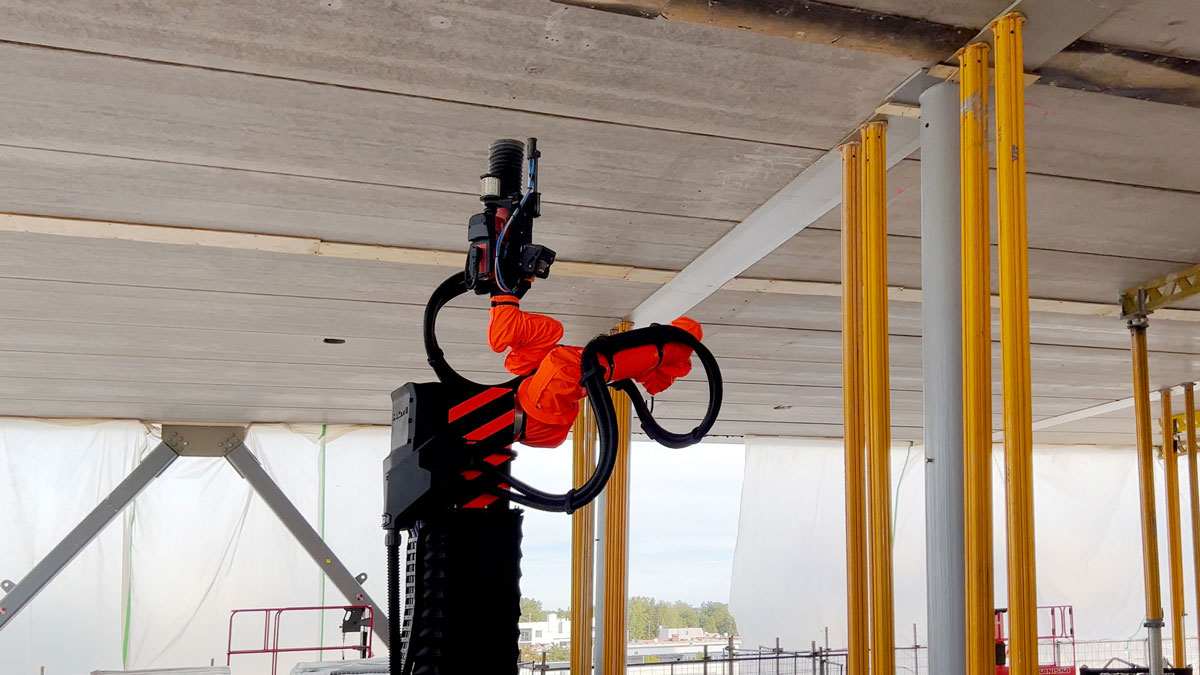 Jaibot drilling - Hilti’s Robot Breaks Records on a YIT Construction Site