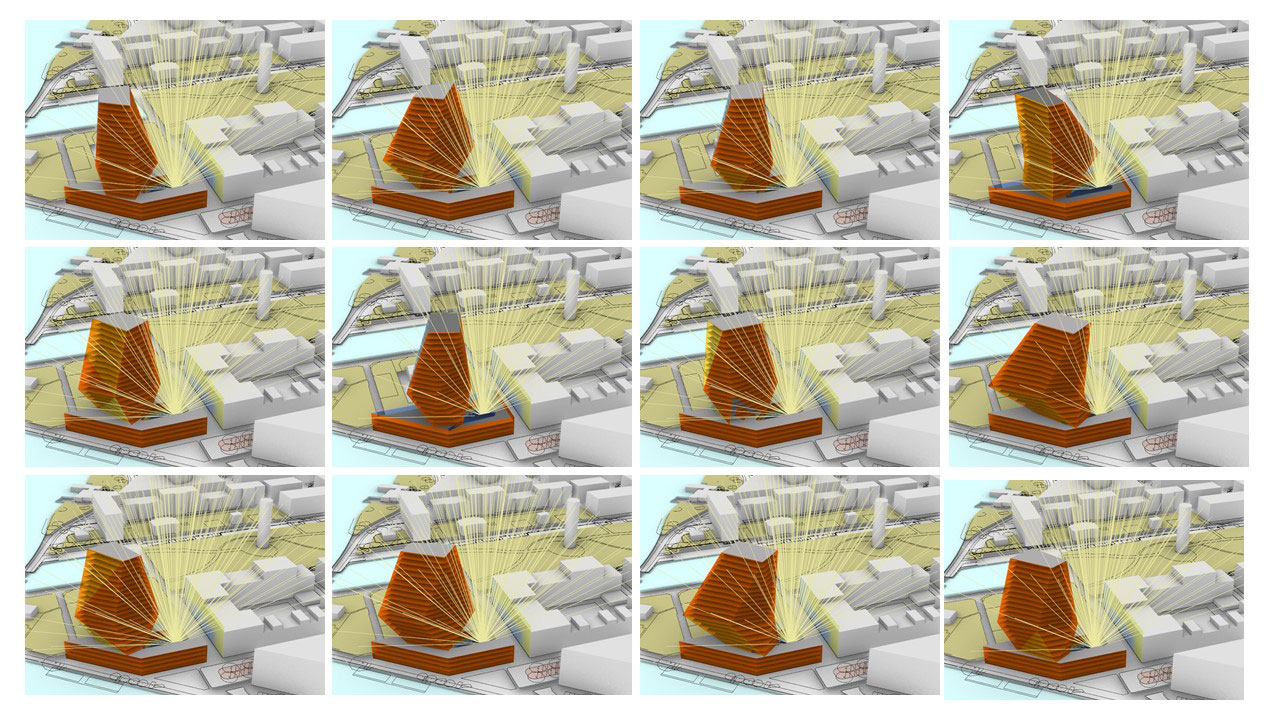 Design variations driven by a genetic optimisation algorithm