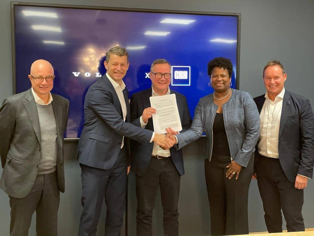 Volvo Construction Equipment partners with CRH to decarbonize construction