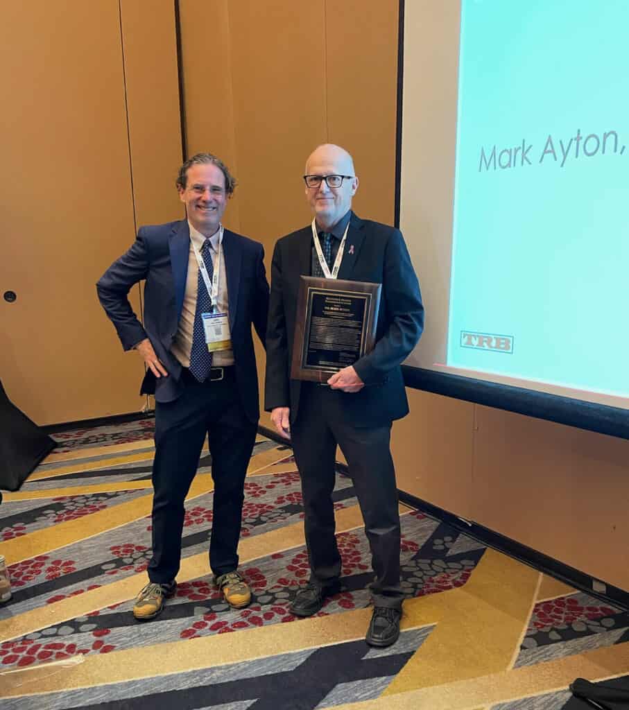 Ayton recognized by Transportation Research Board