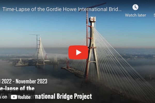 New timeline set for Gordie Howe International Bridge