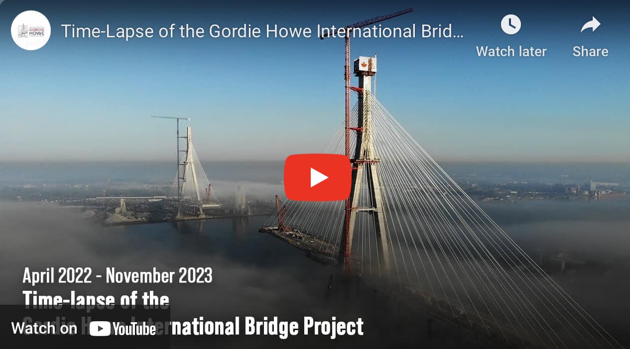 New timeline set for Gordie Howe International Bridge Construction News