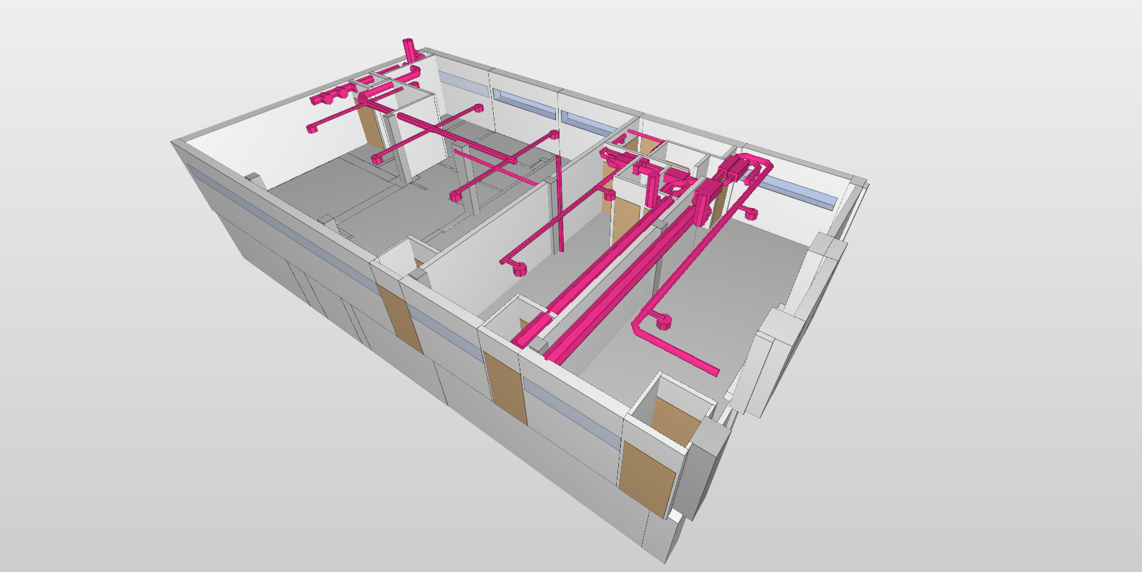 Work in progress pipes - Make a BIM Converts Drawings into BIM Models Automatically