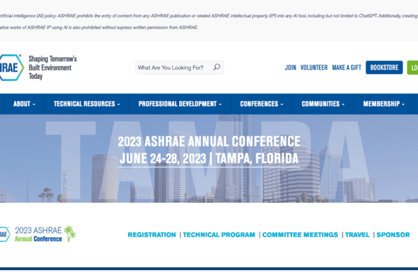 Technical program for 2024 ASHRAE Annual Conference now available