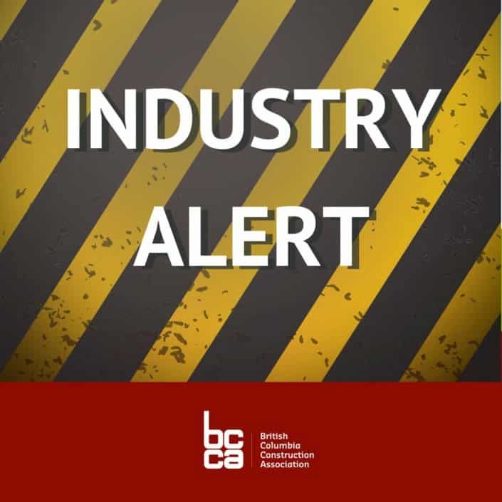 BCCA warns contractors of unacceptable risks following removal of Contract A