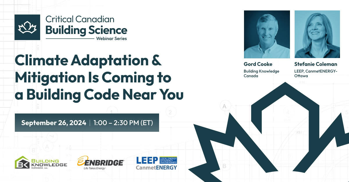 Building Knowledge hosts webinar on building codes