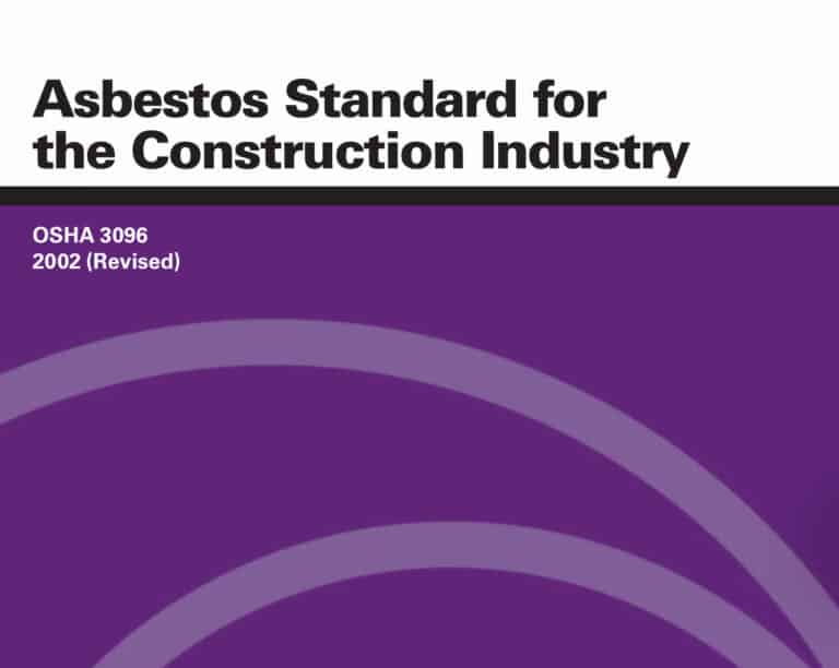 D4C73D6F 5E64 4D16 AD38 93886D78BDF0 - OSHA Regulation - 3096-01R 2002 - Asbestos Standard For Construction Industry