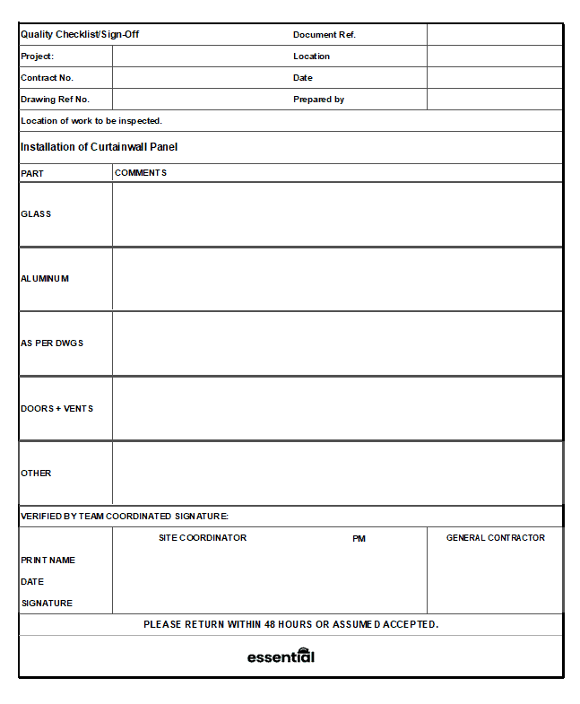 Annotation 2023 07 17 144115 - Curtainwall - Quality Control Checklist